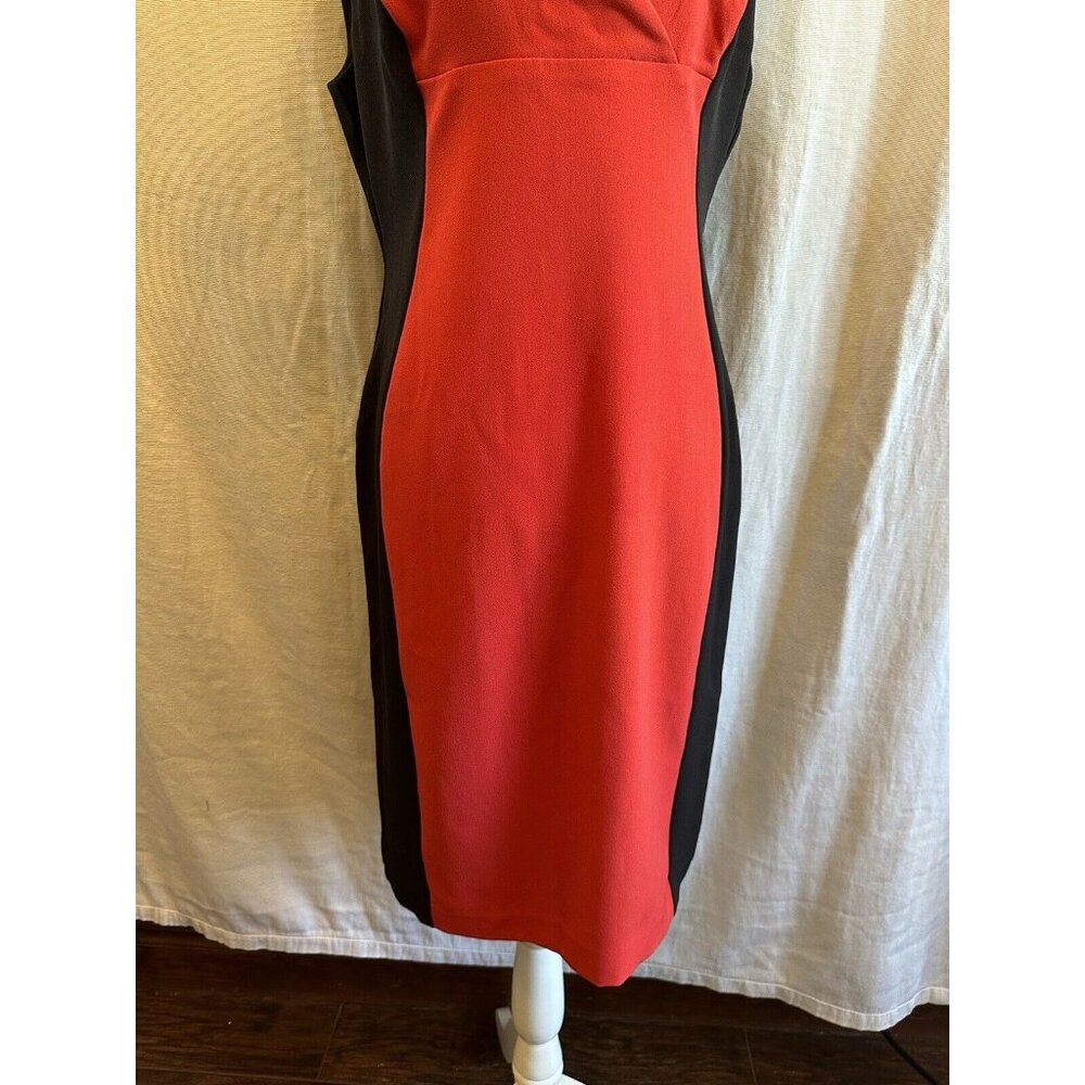 Ronni Nicole Black Red Dress Sz 12 Workwear Wedding Cocktail Professional - Picture 6 of 8